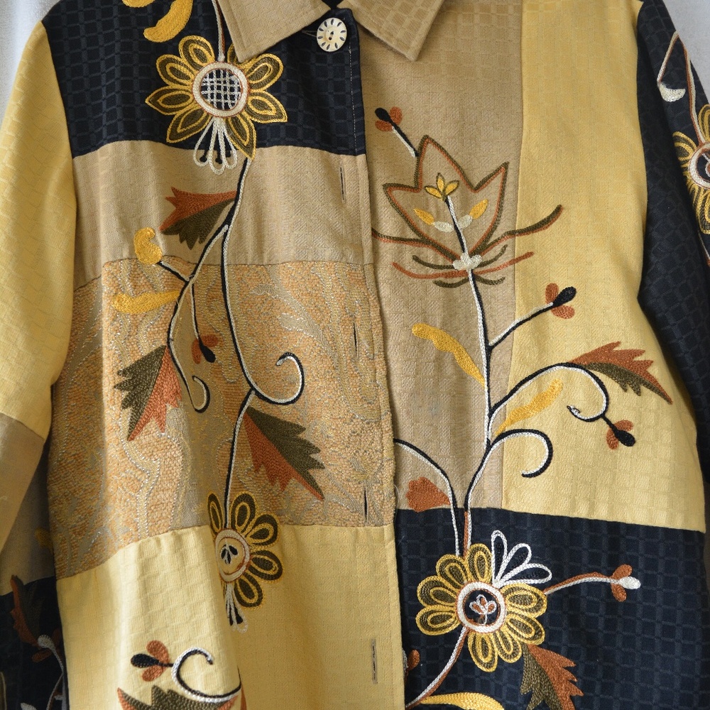 Indigo Moon Patchwork Jacket - Picture 2 of 8